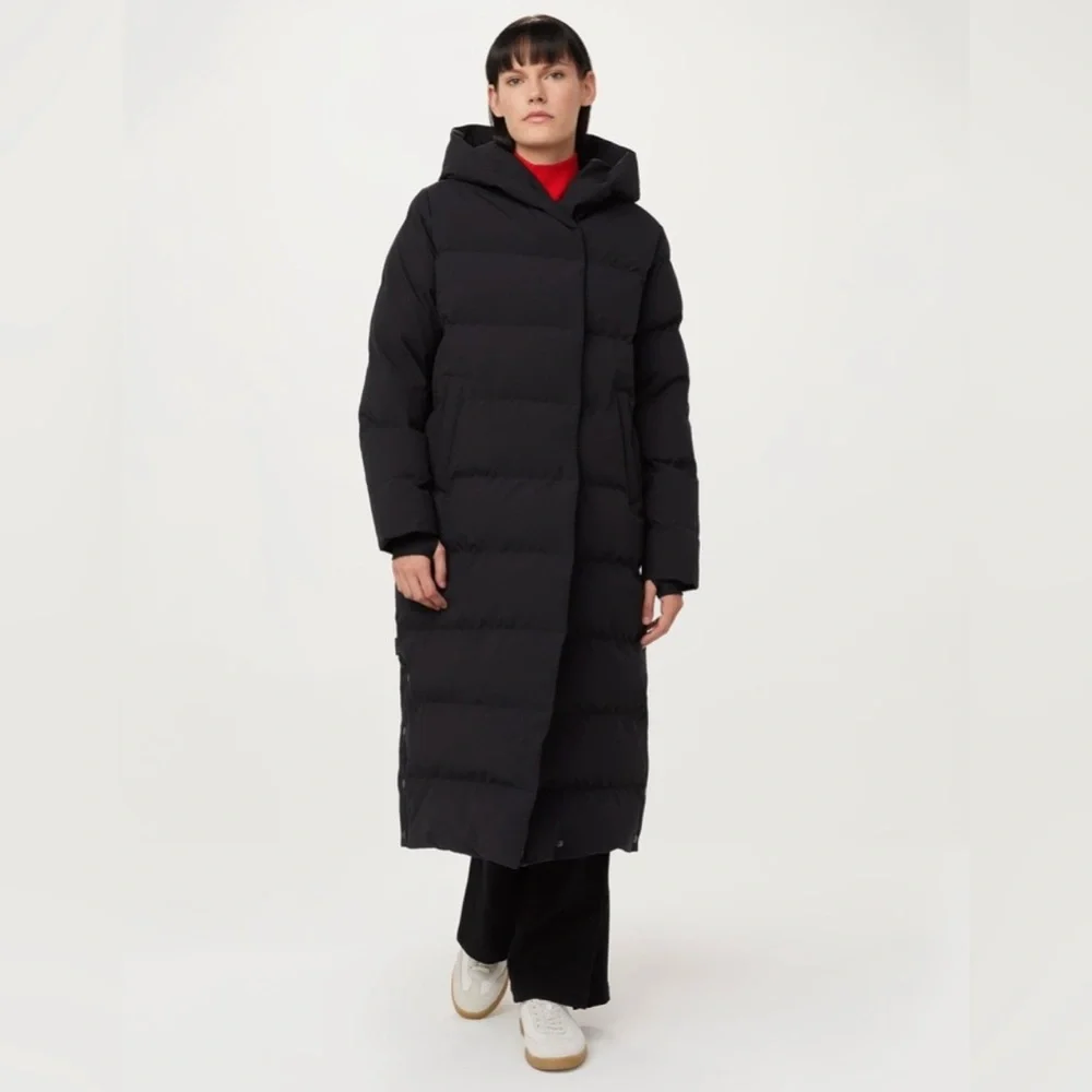 Frank And Oak Women's Highland Midi Length Puffer Coat Size XS New